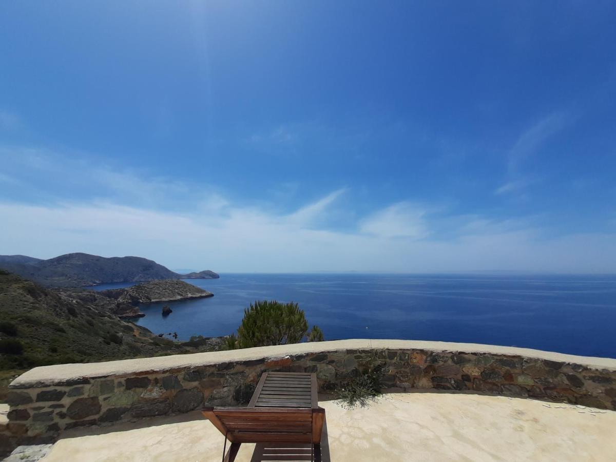 C & C _ Cycladic House With Endless Sea View Βίλα Ερμούπολη Εξωτερικό φωτογραφία