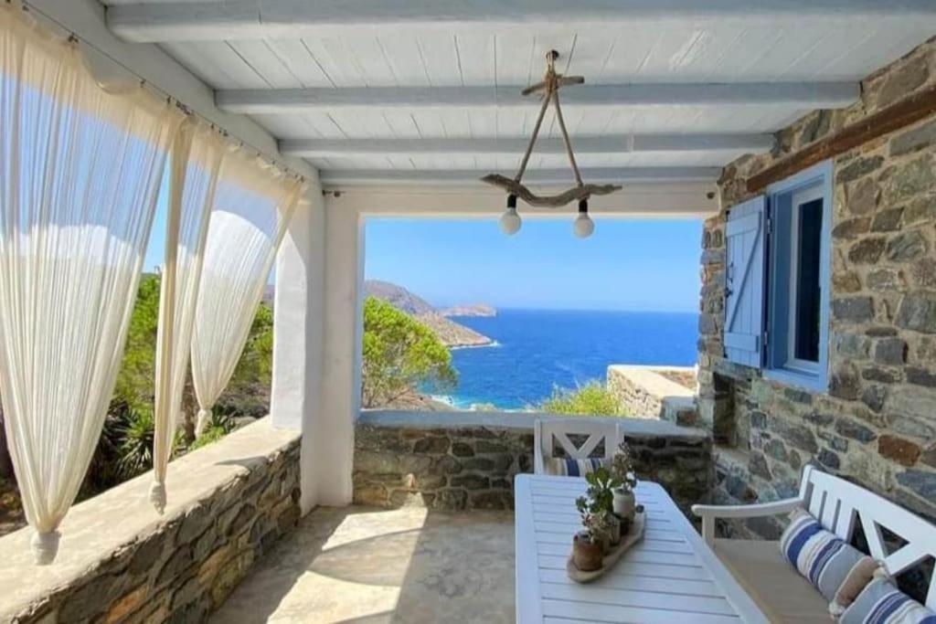 C & C _ Cycladic House With Endless Sea View Βίλα Ερμούπολη Εξωτερικό φωτογραφία