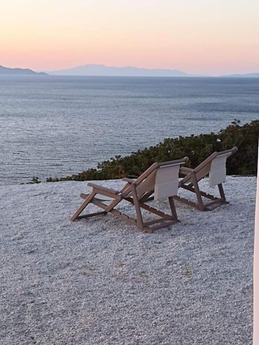 C & C _ Cycladic House With Endless Sea View Βίλα Ερμούπολη Εξωτερικό φωτογραφία